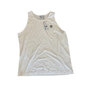 Adidas Originals Essentials Tank XL White Trefoil Logo Men’s Muscle Shirt NWT